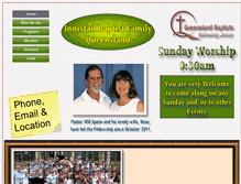Tablet Screenshot of innisfail-baptist-family.com